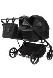 Adamex Stroller for twins 2in1 Leo black TK53