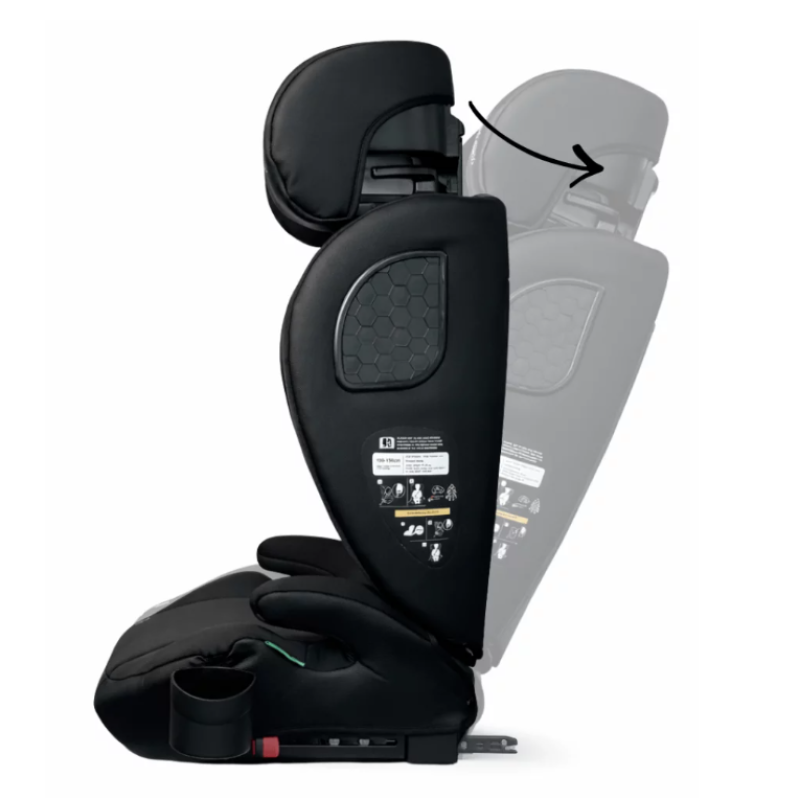 Aga Design Autokrēsls Hamilton Tech i-size fix 100-150cm 15-36 kg Diamond Black