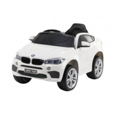 Elektriskā rotaļu mašīna BMW X6M balta