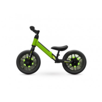 Aga Design Skrejritenis QPlay Spark 12'' ar mirdzošiem LED riteņiem zaļš