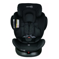 Aga Design Autokrēsls Hamilton 360 Isofix Jeans Black 0-36kg