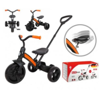 Aga Design Trīsritenis QPlay Elite Plus 2 vienā melns