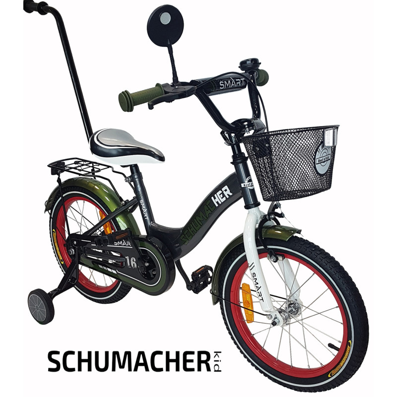 Aga Design Divritenis Schumacher Kid Smart 16'' zaļš