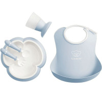 BabyBjorn Trauku komplekts ar lacīti 4m+ Powder blue 070067