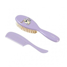 BabyOno Hairbrush Soft with comb purple 567/02