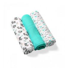 BabyOno Cloth diapers made of organic bamboo fibers Raccon 70x70cm 397/06