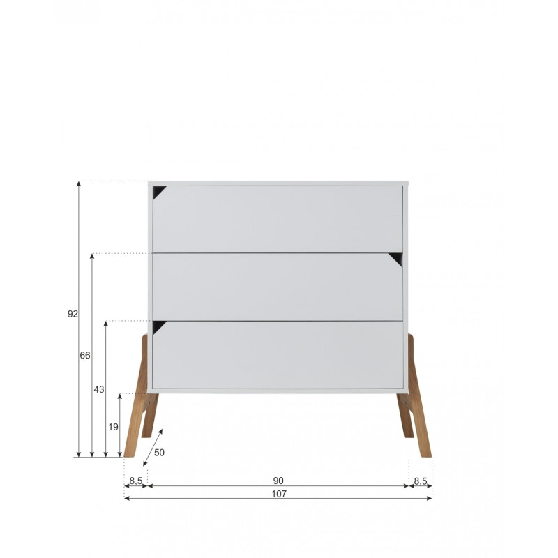 Bellamy Kumode Lotta balta BKL1
