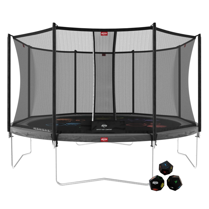 Berg Batuts Favorit 430 cm Gray + Comfort Safety Net 35149901