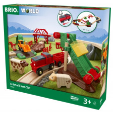 BRIO Train set Animal Farm 33984