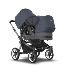 Bugaboo Rati 2 vienā Donkey 5 Duo grey stormy blue