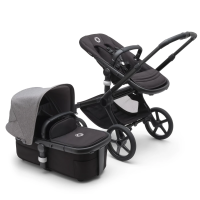 Bugaboo Rati 2 vienā Fox 5 black grey melange