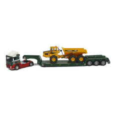 Cararama Volvo truck with construction car 1:50 A00566