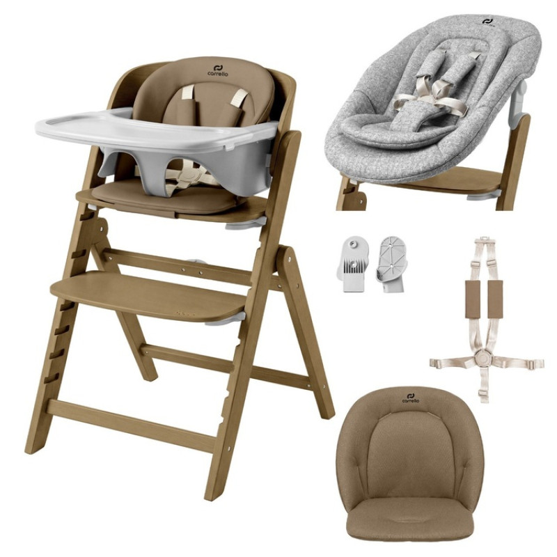 Carrello Barošanas krēsls Focus Sahara Beige CRL-16801