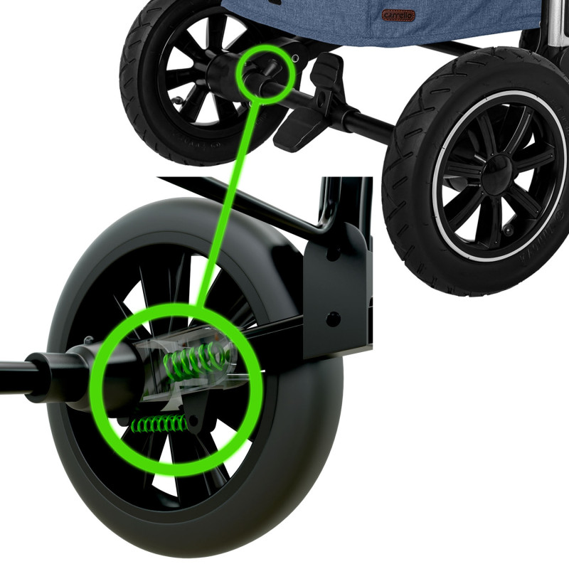 Carrello Pastaigu rati Vista Air Ruby Red CRL-5511