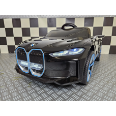Электромобиль BMW i4 12V чёрный C4K1009