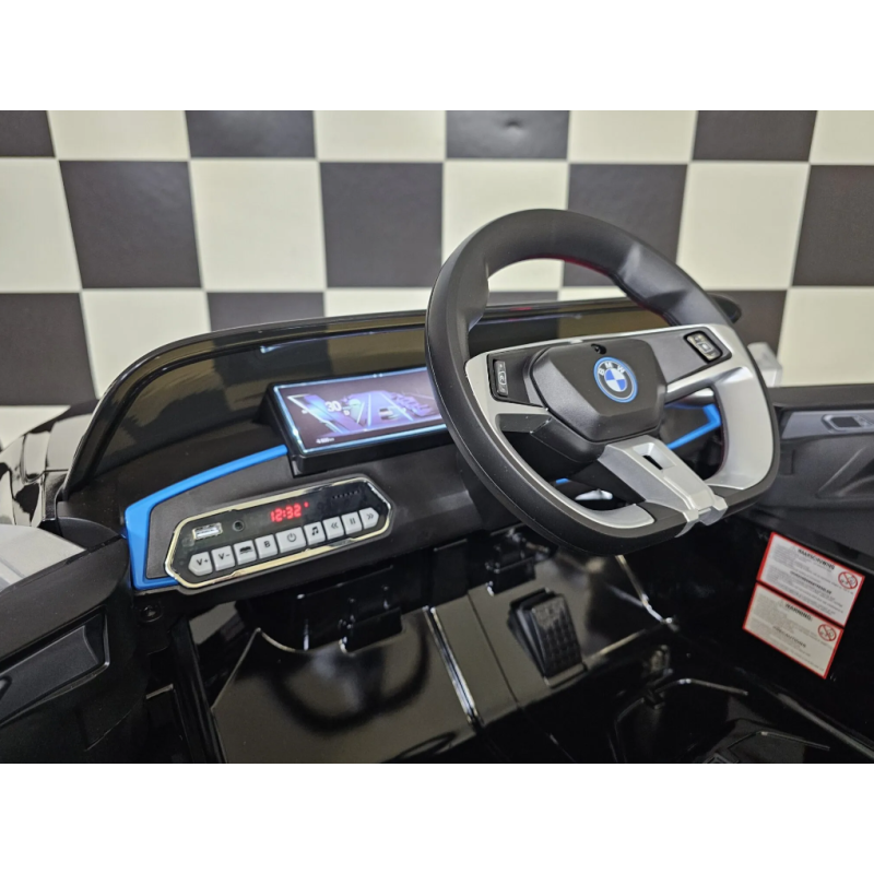 Elektriskā rotaļu mašīna BMW i4 12V melna C4K1009
