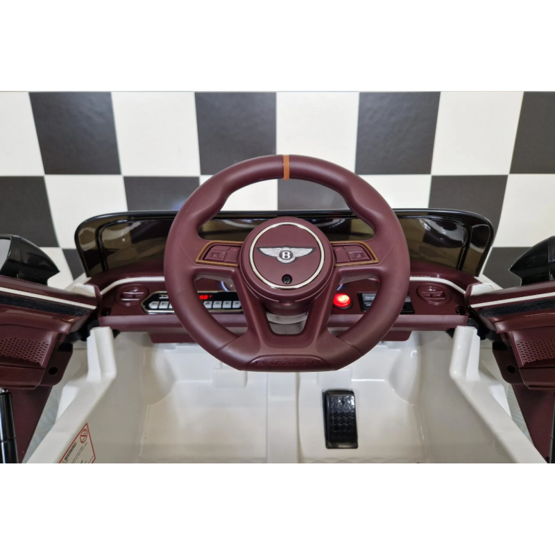 Elektriskā rotaļu mašīna Bentley Bacalar 12V balta C4K1008