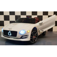 Elektriskā rotaļu mašīna Bentley EXP balta C4K1166