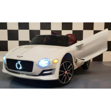 Elektriskā rotaļu mašīna Bentley EXP balta C4K1166