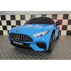 Elektriskā rotaļu mašīna Mercedes SL63 V12 4x35W zila C4K063 