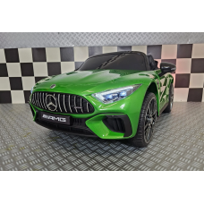 Elektriskā rotaļu mašīna Mercedes SL63 V12 4x35W zaļa C4K063 