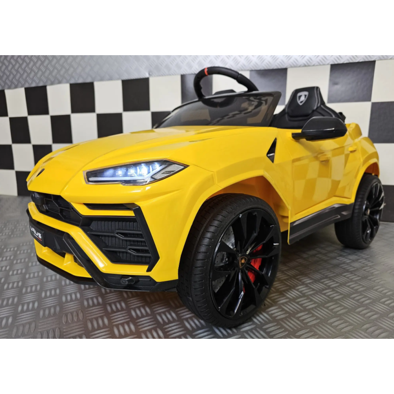 Elektriskā rotaļu mašīna Lamborghini Urus 12V dzeltens C4K0923 
