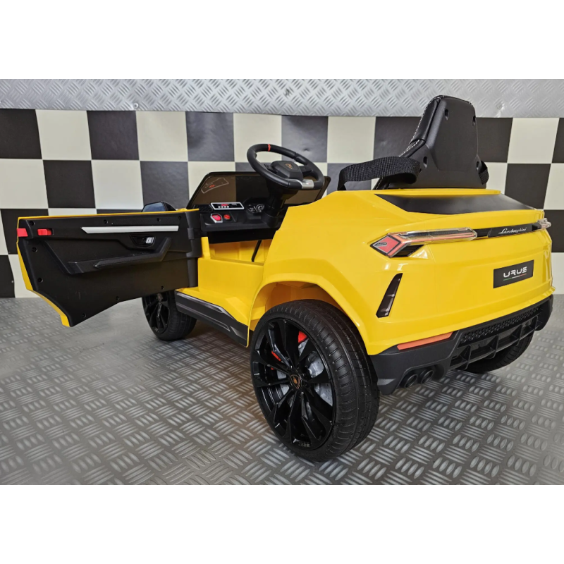 Elektriskā rotaļu mašīna Lamborghini Urus 12V dzeltens C4K0923 