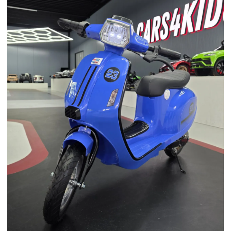 Elektriskais rotaļu skūteris 24V zils C4K2438