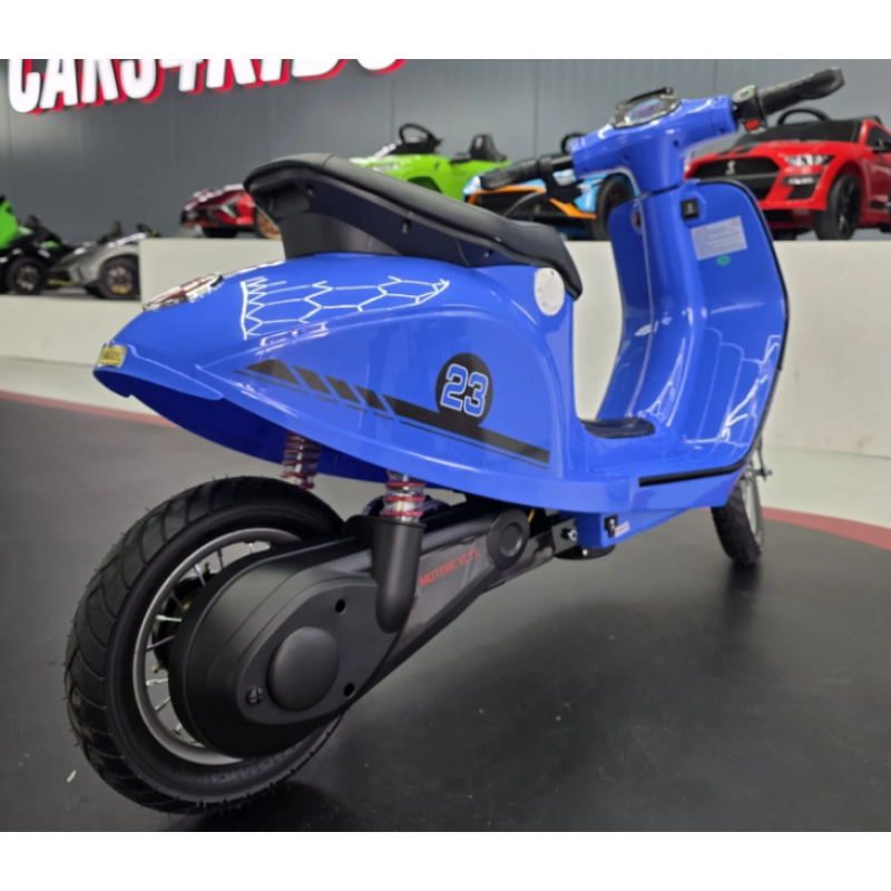 Elektriskais rotaļu skūteris 24V zils C4K2438