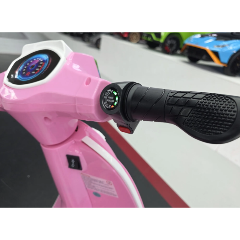 Elektriskais rotaļu skūteris 24V rozā C4K2438