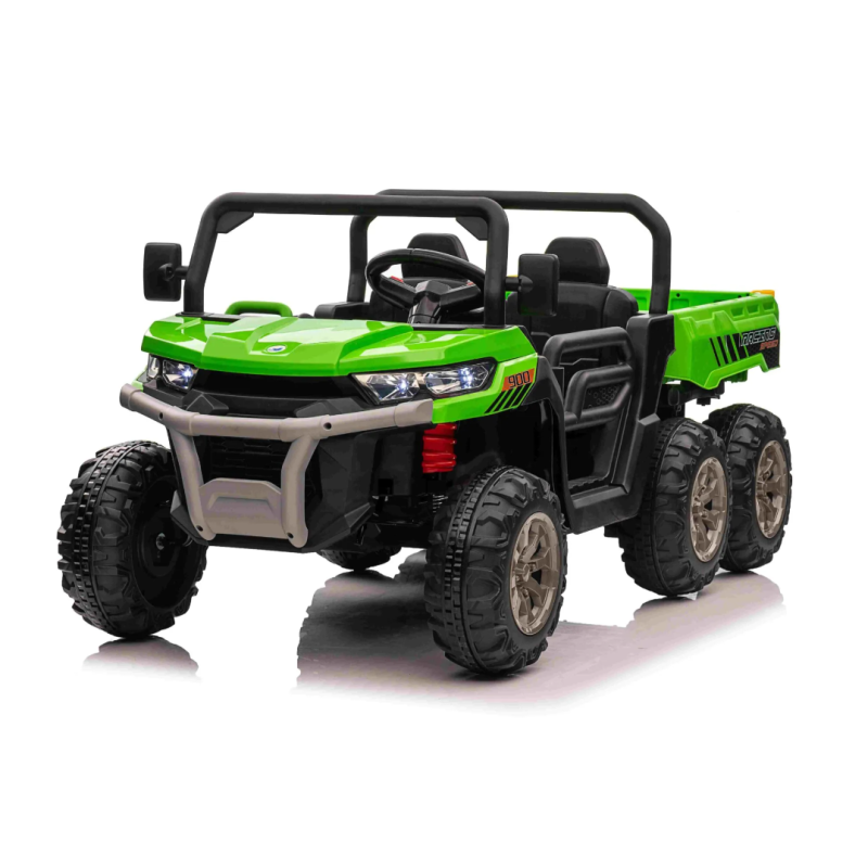 Elektriskā rotaļu mašīna Jeep Transporter 24V zaļš C4K623