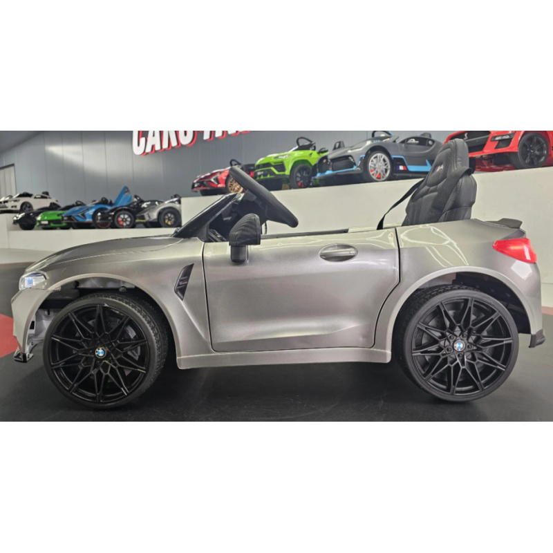 Elektriskā rotaļu mašīna BMW M4 12V pelēks C4K2418