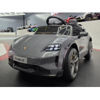 Elektriskā rotaļu mašīna Porsche Taycan 12V pelēks C4K0989
