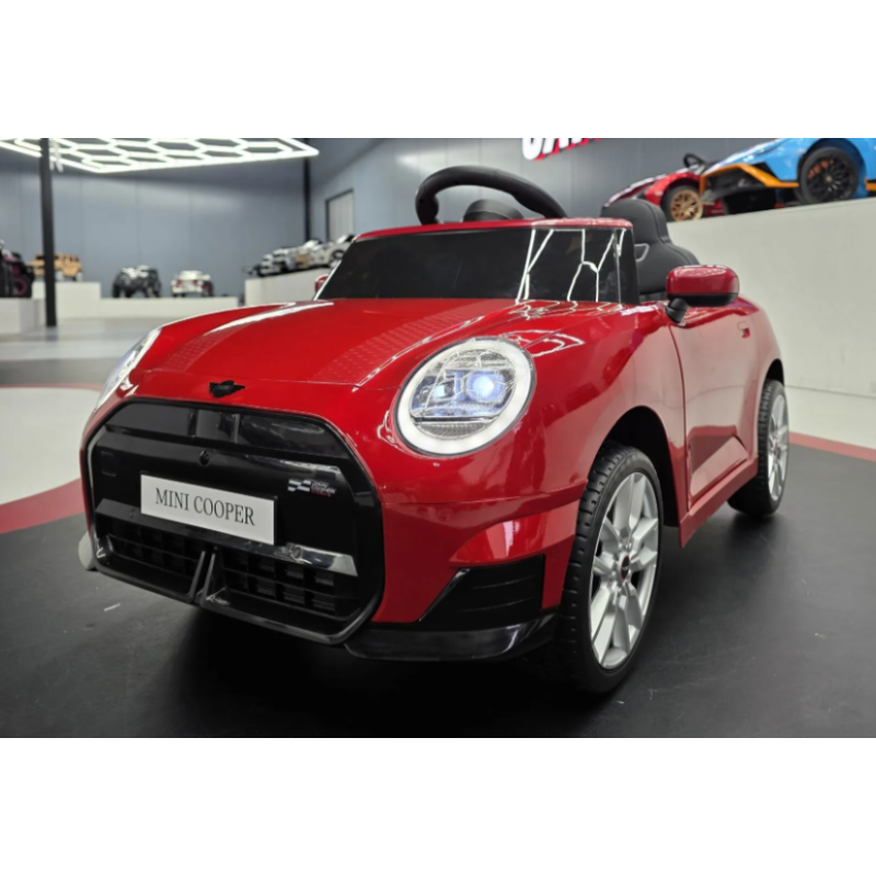 Elektriskā rotaļu mašīna Mini Cooper S 12V sarkana C4K3518