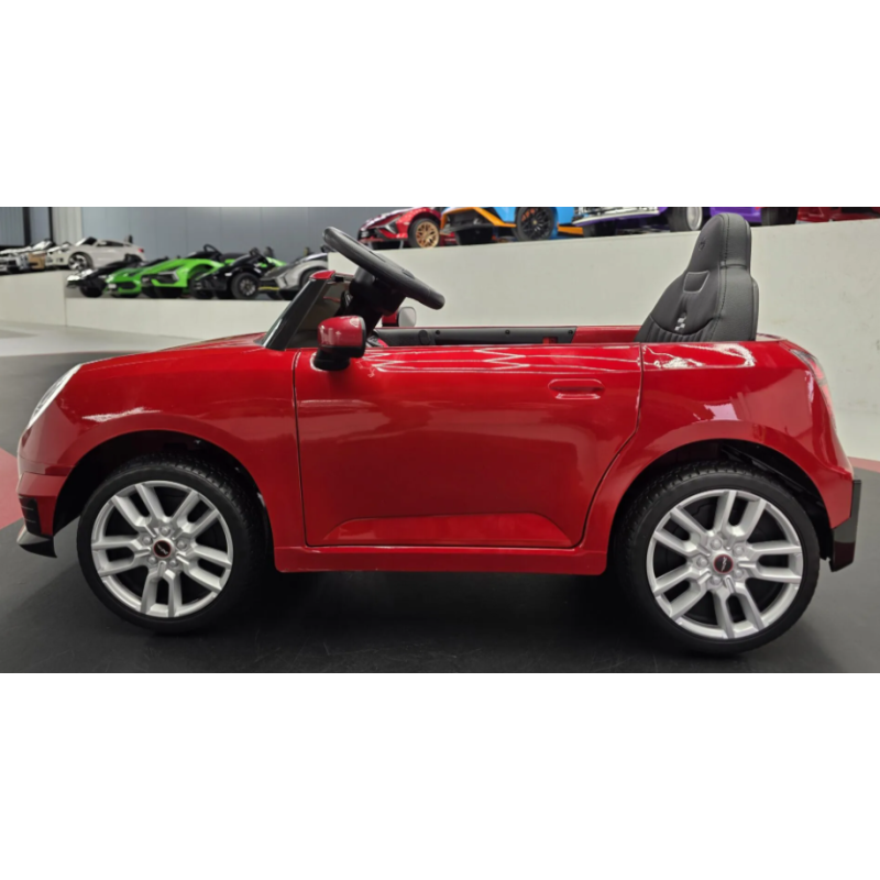 Elektriskā rotaļu mašīna Mini Cooper S 12V sarkana C4K3518