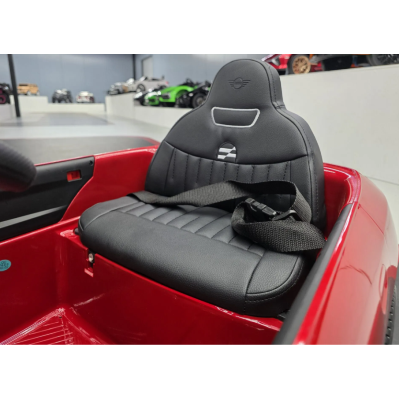 Elektriskā rotaļu mašīna Mini Cooper S 12V sarkana C4K3518