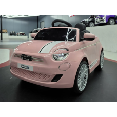 Elektriskā rotaļu mašīna Fiat 500 12V rose C4K705