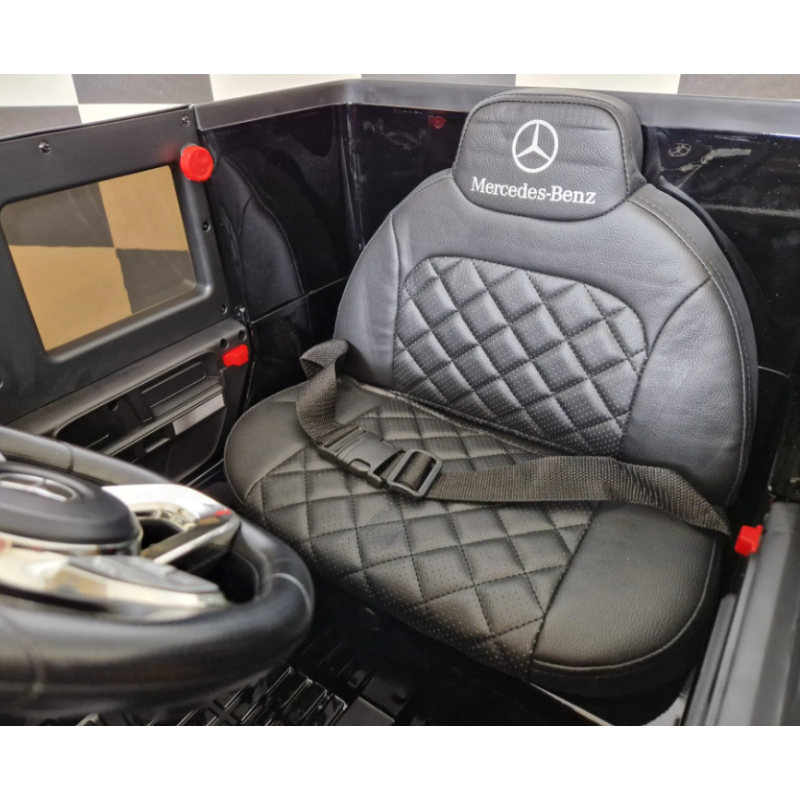 Elektriskā rotaļu mašīna Mercedes G500 V12 melns C4K627