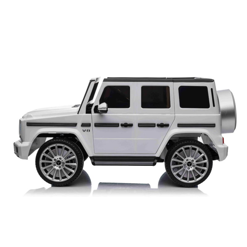 Elektriskā rotaļu mašīna Mercedes G500 V12 baltsC4K627