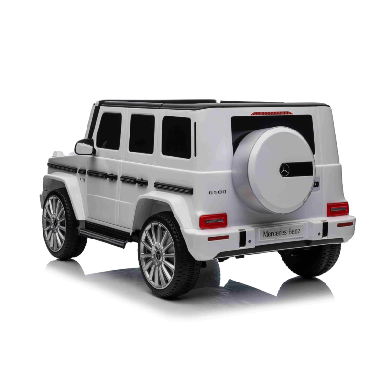 Elektriskā rotaļu mašīna Mercedes G500 V12 baltsC4K627