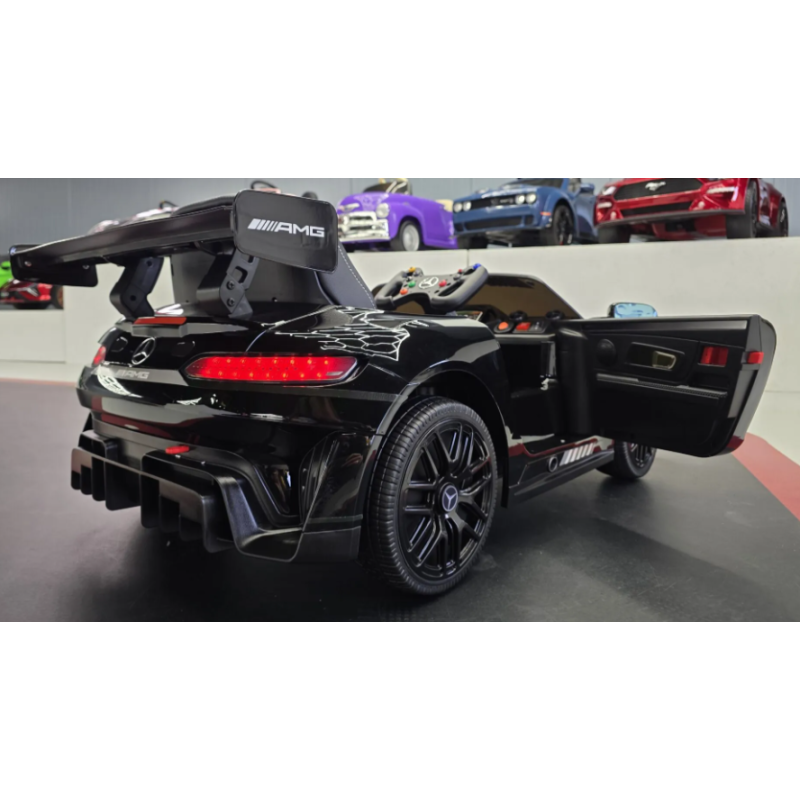 Elektriskā rotaļu mašīna Mercedes AMG GT3 12V melna C4K033