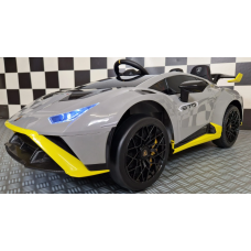 Elektriskā rotaļu mašīna Lamborghini Huracan Sto Drift 12V pelēka C4k0026