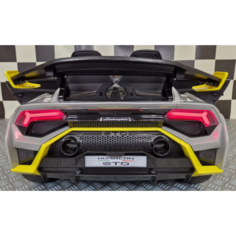 Elektriskā rotaļu mašīna Lamborghini Huracan Sto Drift 12V pelēka C4k0026