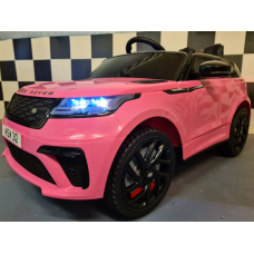 Elektriskā rotaļu mašīna Range Rover Velar rozā C4K2088 