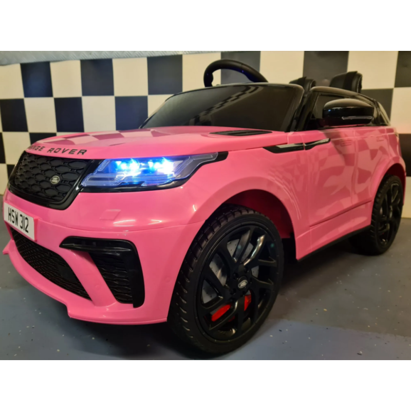 Elektriskā rotaļu mašīna Range Rover Velar rozā C4K2088 