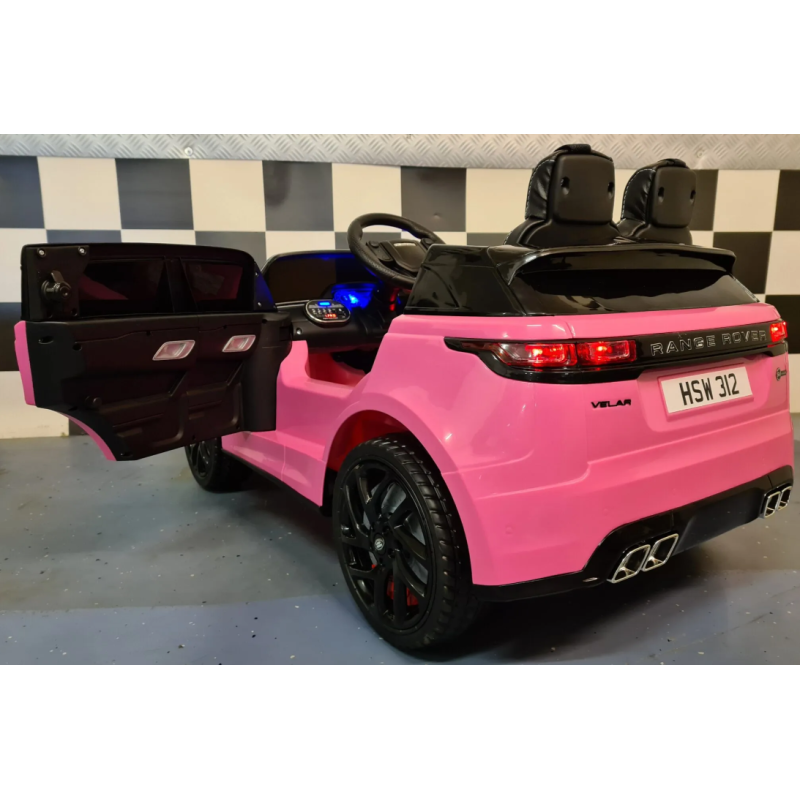 Elektriskā rotaļu mašīna Range Rover Velar rozā C4K2088 
