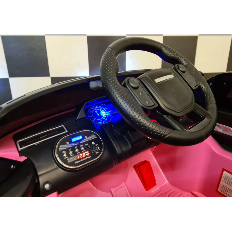 Elektriskā rotaļu mašīna Range Rover Velar rozā C4K2088 