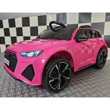 Elektriskā rotaļu mašīna Audi RS6 rose C4K2118