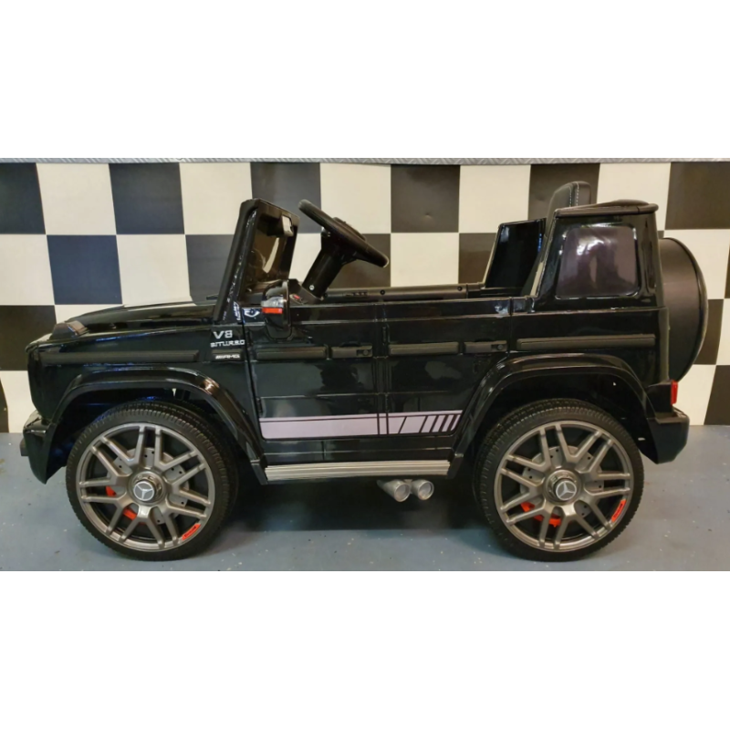 Elektriskā rotaļu mašīna Mercedes AMG G63 melna C4K0002