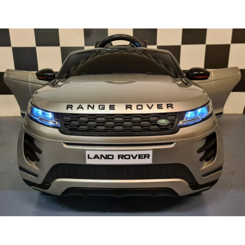 Elektriskā rotaļu mašīna Range Rover Evoque 4x4 pelēka C4K0099 